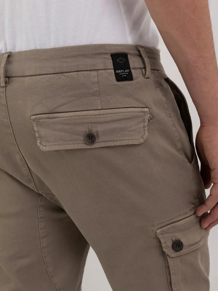 PANTALÓN CARGO REPLAY HYPERFLEX