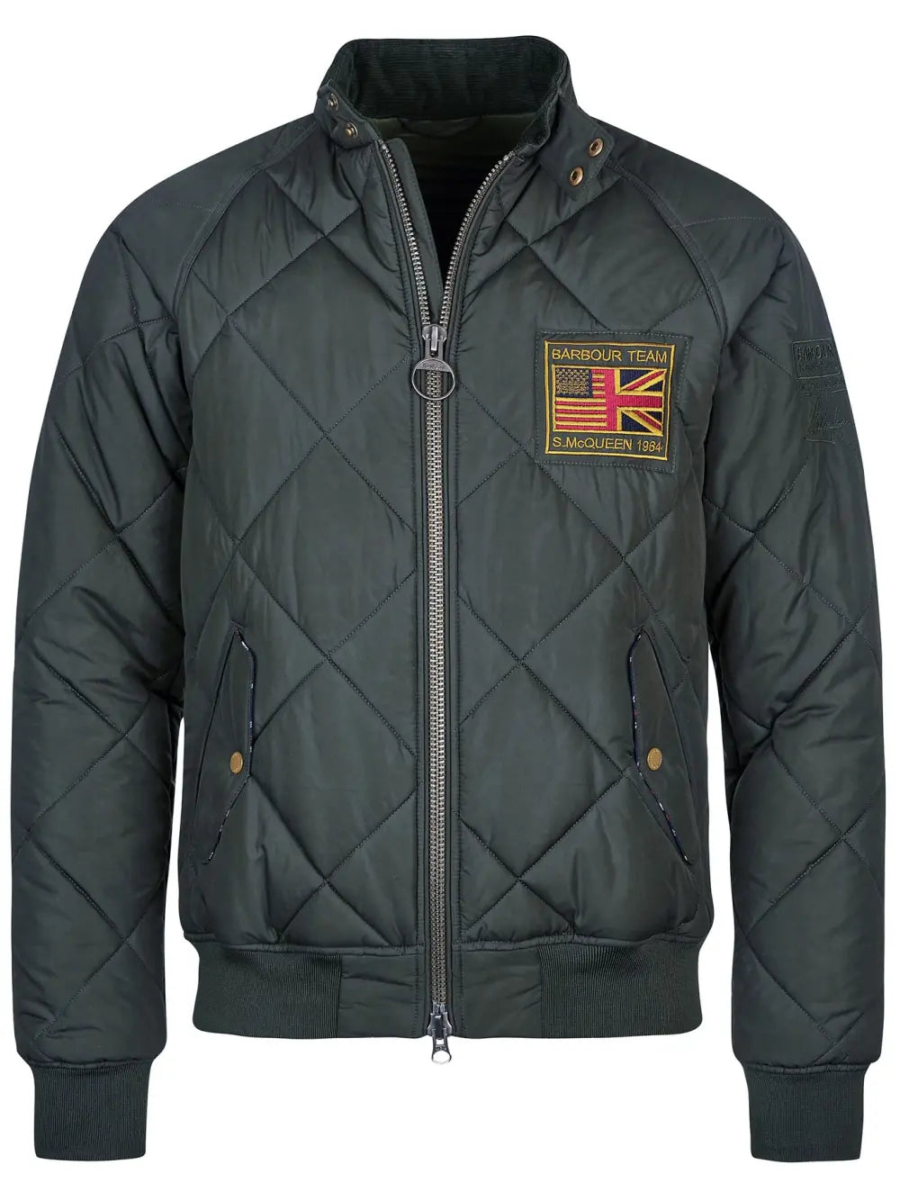 CAZADORA BOMBER GUATEADA BARBOUR INTERNATIONAL